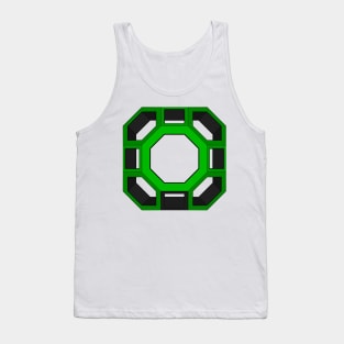 gmtrx seni lawal green skeletal truncated cuboctahedron Tank Top